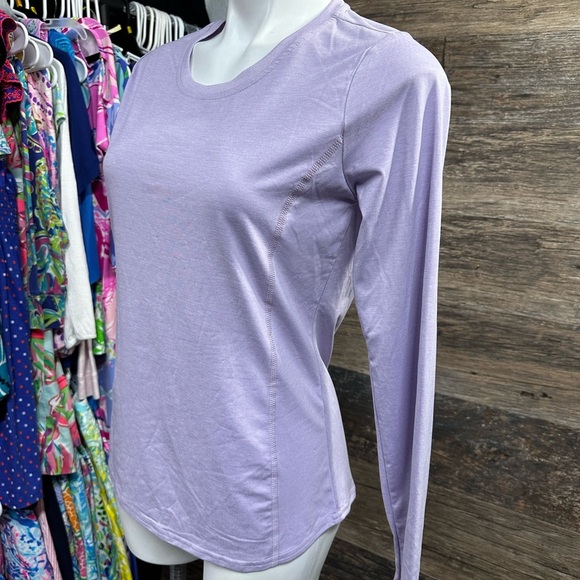 Ridgecut Toughwear Purple Fitted Long Sleeve Tee - Picture 2 of 7